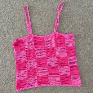 Pink Lily Bright Pink Knit Top